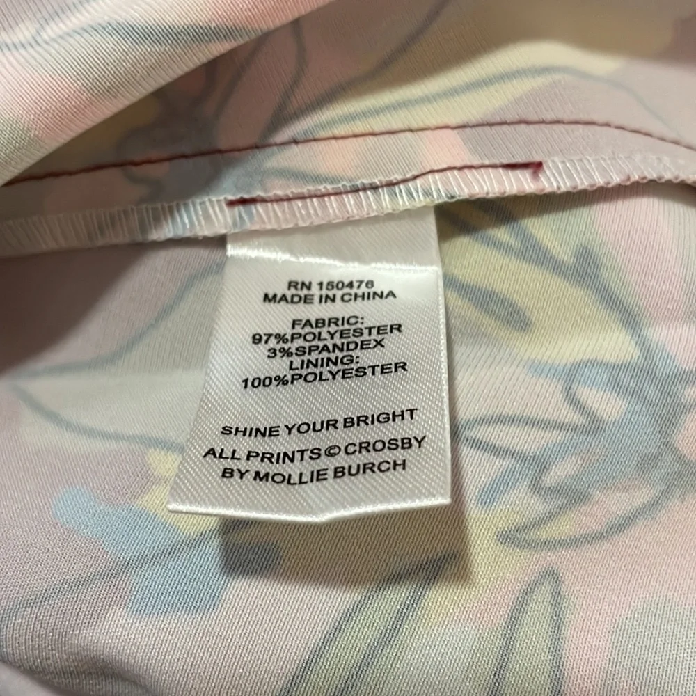 Crosby by Mollie Burch Hunter Puff Sleeve Mini Dress SZ XL NWOT